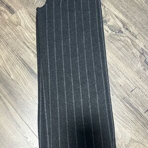 Zara Charcoal Pinstripe Dress Pants